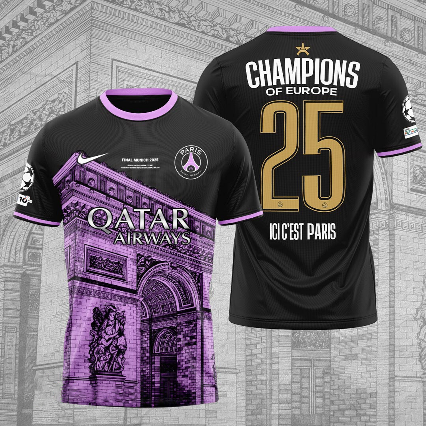 PSG 3D Apparels V4 DATND TANTD