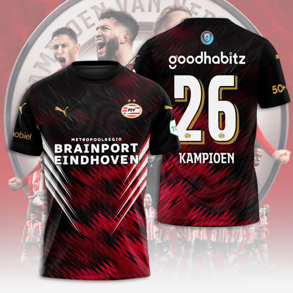 PSV Kampioenen Eredivisie 2025 Shirt DDTTTV