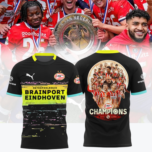 PSV Kampioenen Eredivisie V9 2025 Shirt DDTTTV