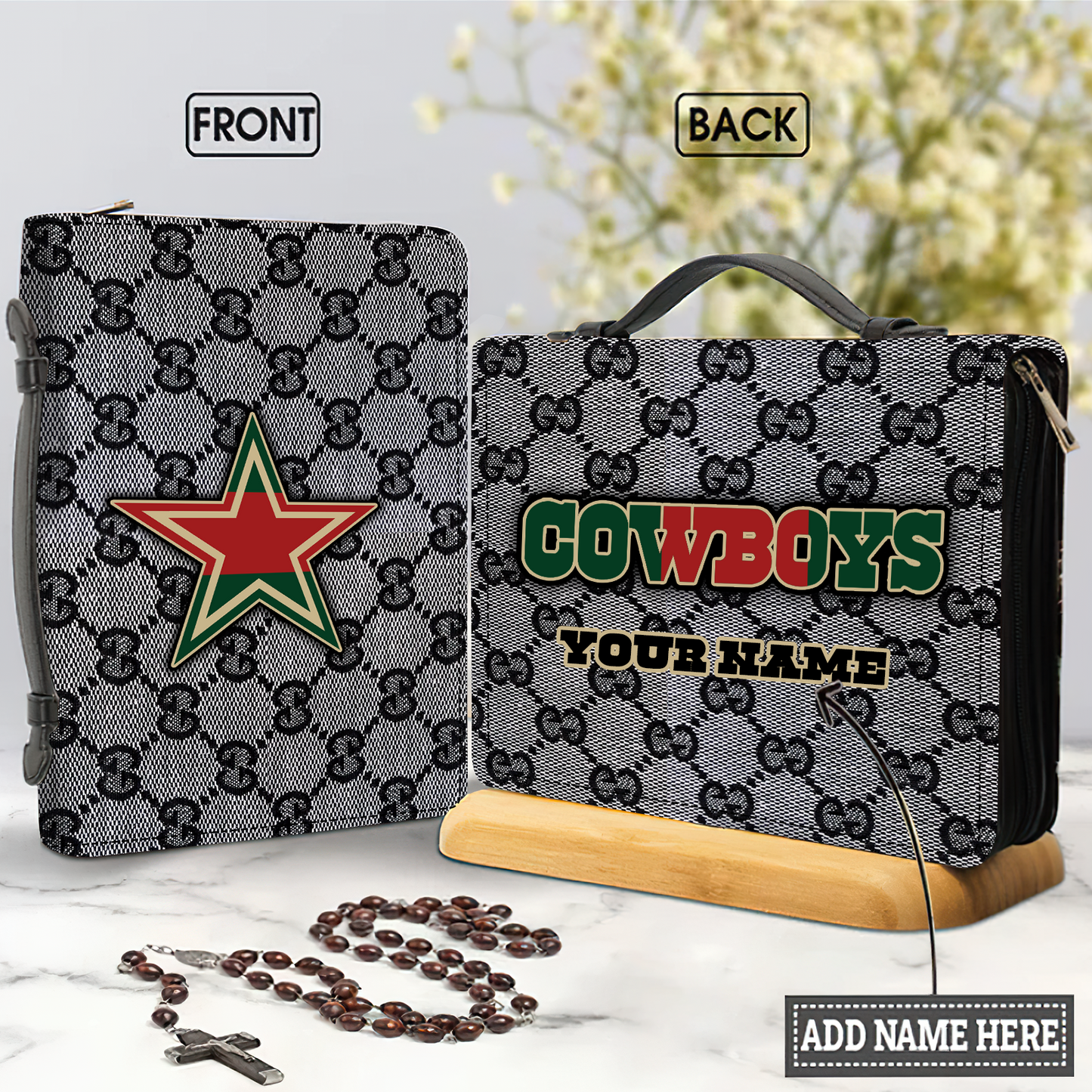 Personalized Name NFL DC Bible Cover