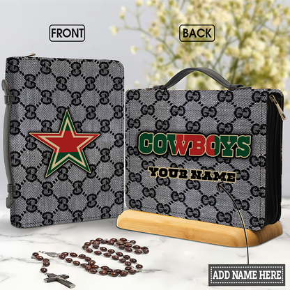 Personalized Name NFL DC Bible Cover