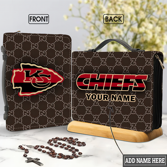 Personalized Name NFL KCC GC Bible Cover