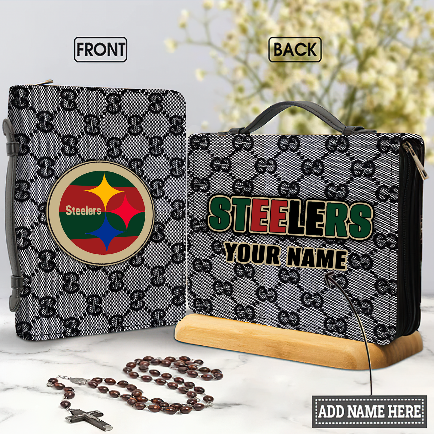 Personalized Name NFL PS Bible Cover