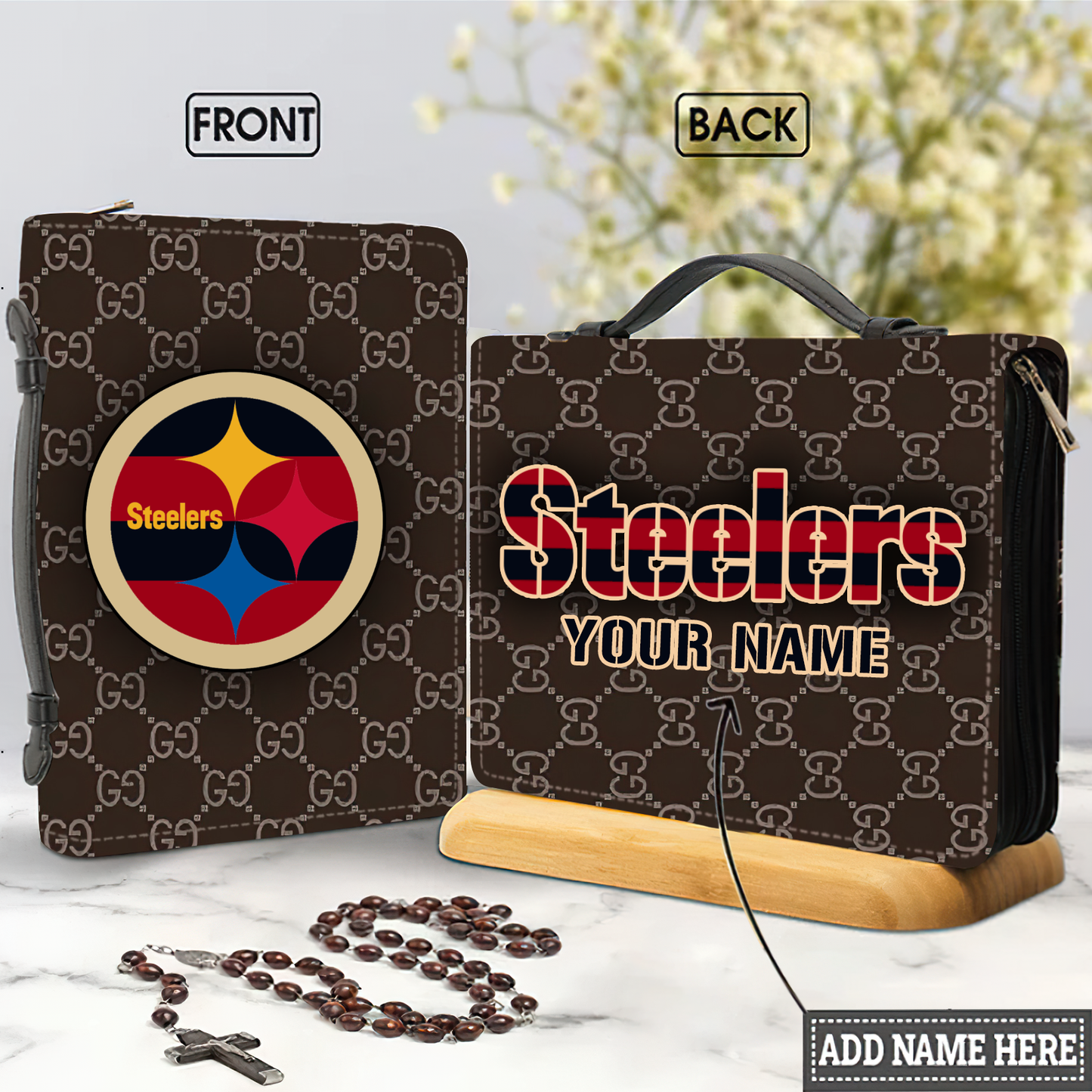 Personalized Name NFL PS GC Bible Cover