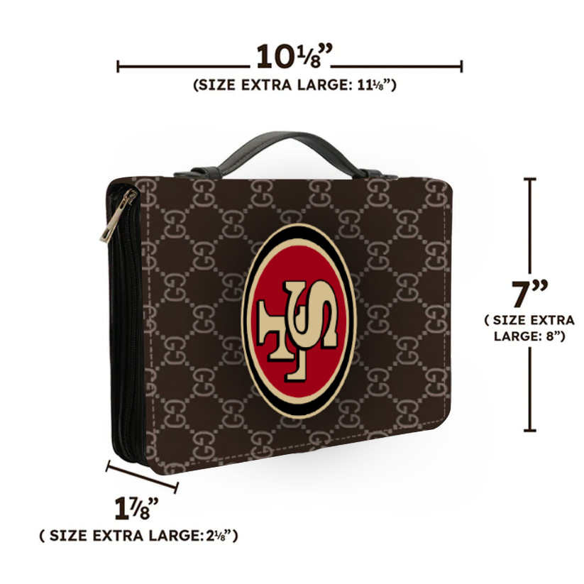 Personalized Name NFL SF49 GC Bible Cover