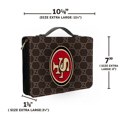 Personalized Name NFL SF49 GC Bible Cover