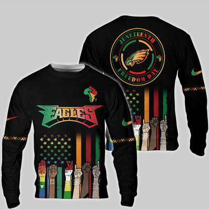Philadelphia Eagles - Juneteenth Freedom Day Shirt DDTCTND