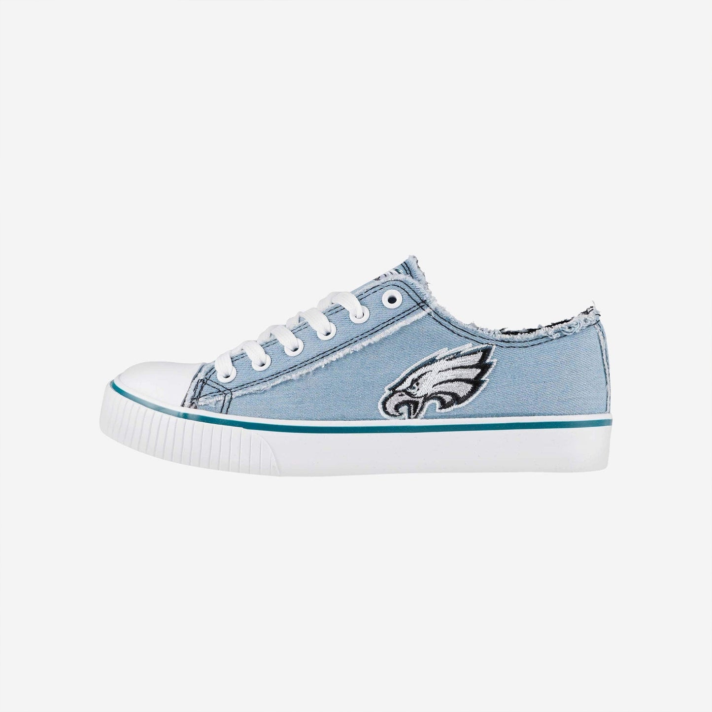 Philadelphia Eagles Womens Denim Low Top Canvas Shoes NDD