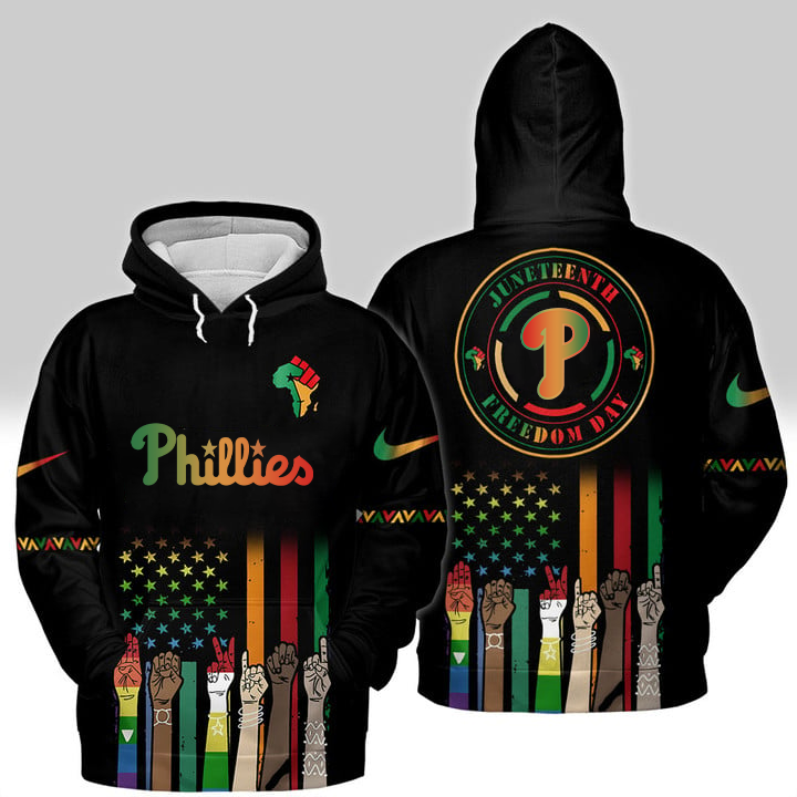 Philadelphia Phillies - Juneteenth Freedom Day Shirt DDTCTND
