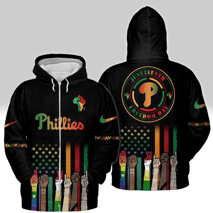 Philadelphia Phillies - Juneteenth Freedom Day Shirt DDTCTND