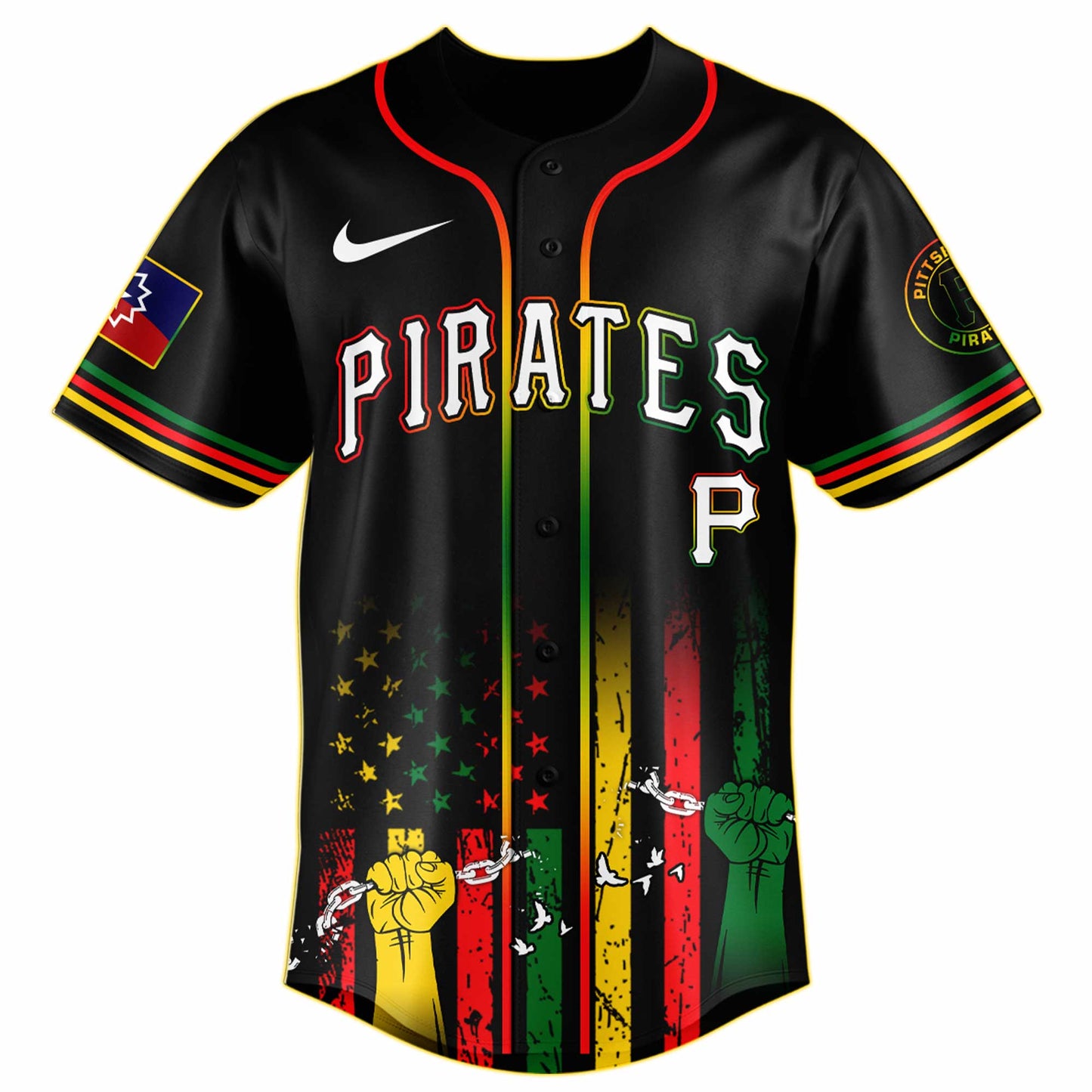 Pittsburgh Pirates MLB X Juneteenth Day Baseball Jerseys NDD