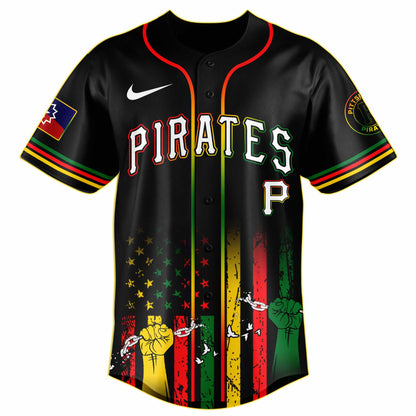 Pittsburgh Pirates MLB X Juneteenth Day Baseball Jerseys NDD