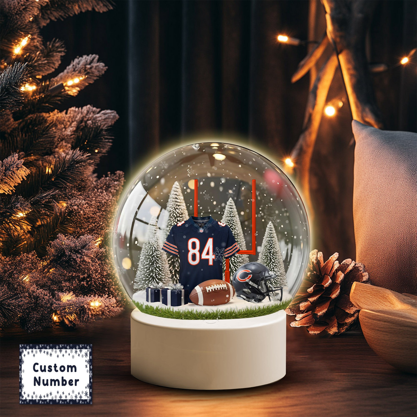 Premium CHI x NFL Christmas Ornaments DATND TANTD