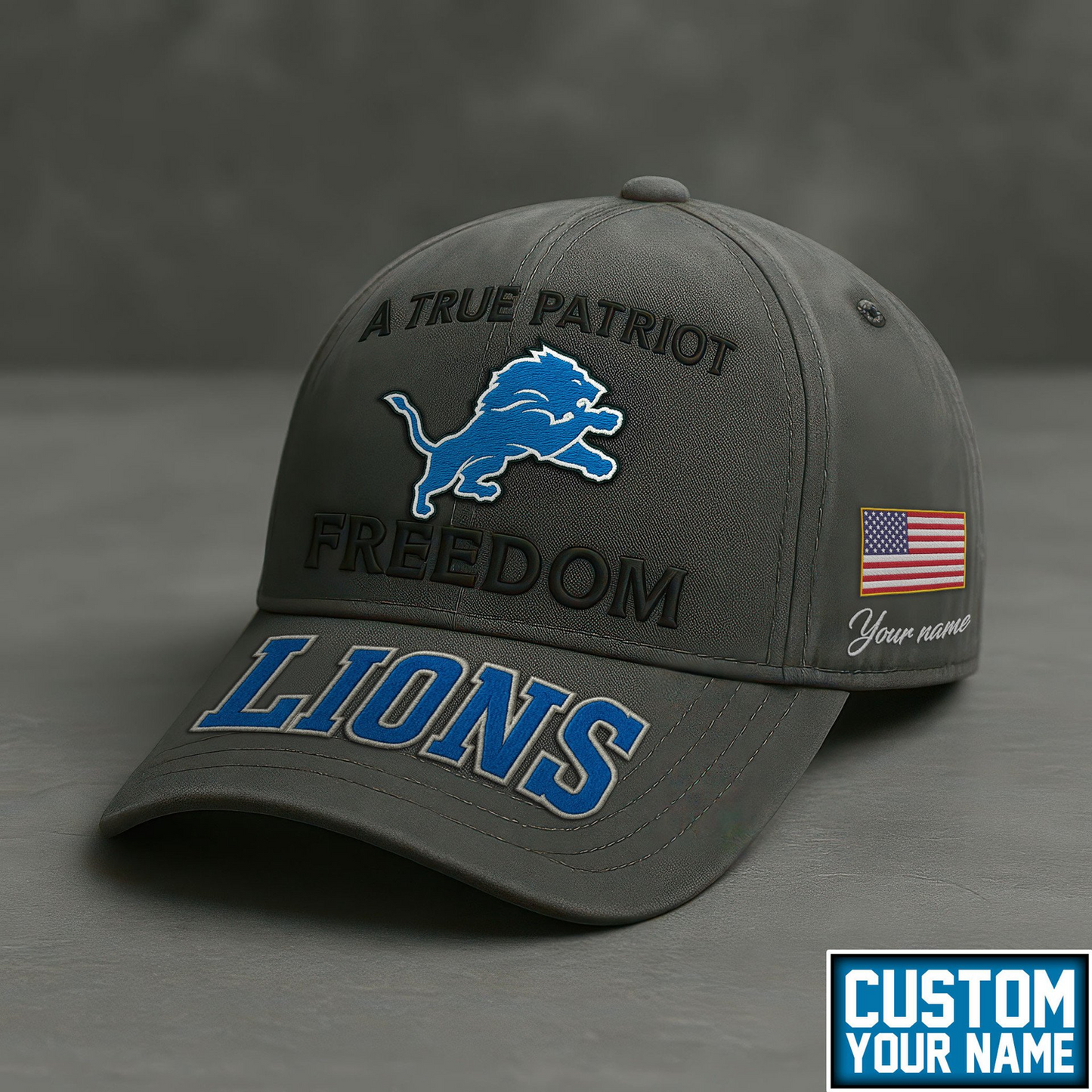 Premium DET x NFL A True Patriot Cap TD NDT TDT