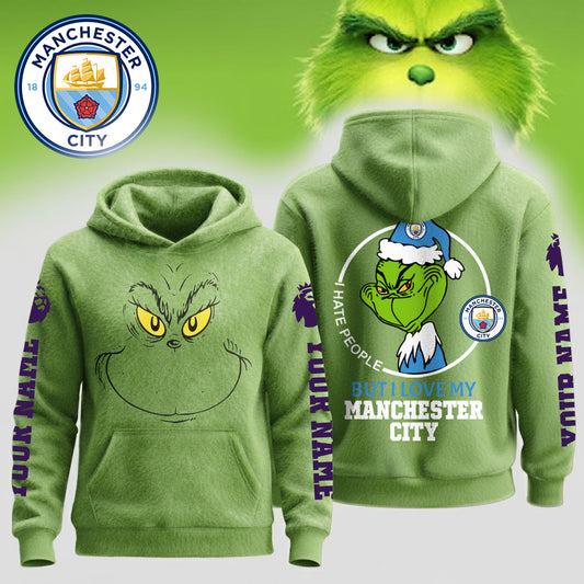 Premium EPL X MANC Grinch Christmas Hoodie V2 NDT NHM125
