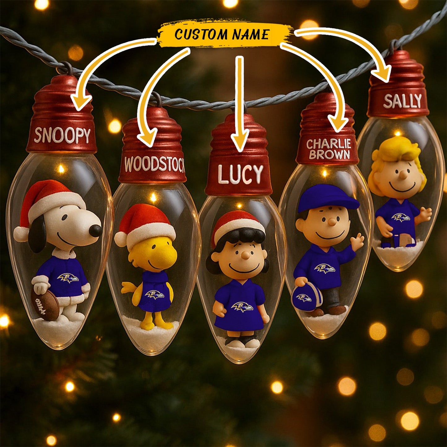 Premium NFL BAL x SNP String Lights V1 NMD NHM