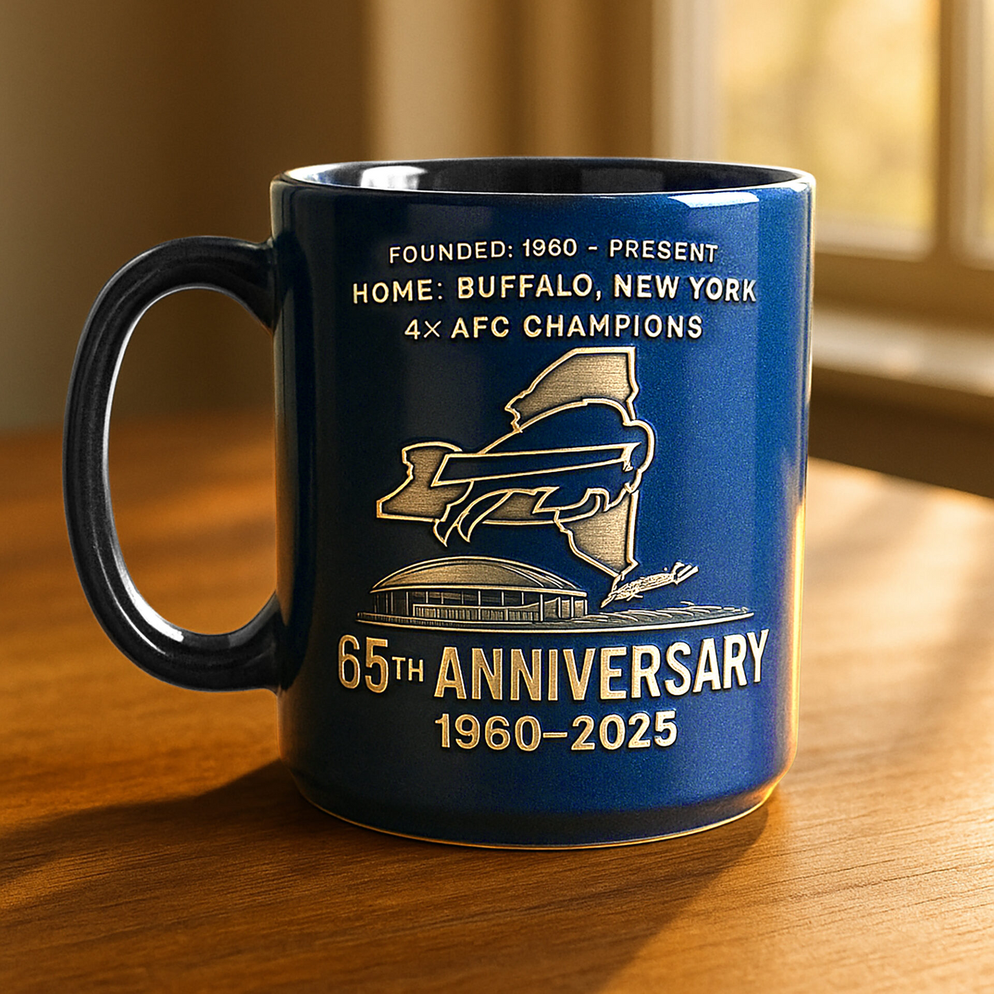 Premium NFL BUF The Anniversary Mug V1 NMD TTV