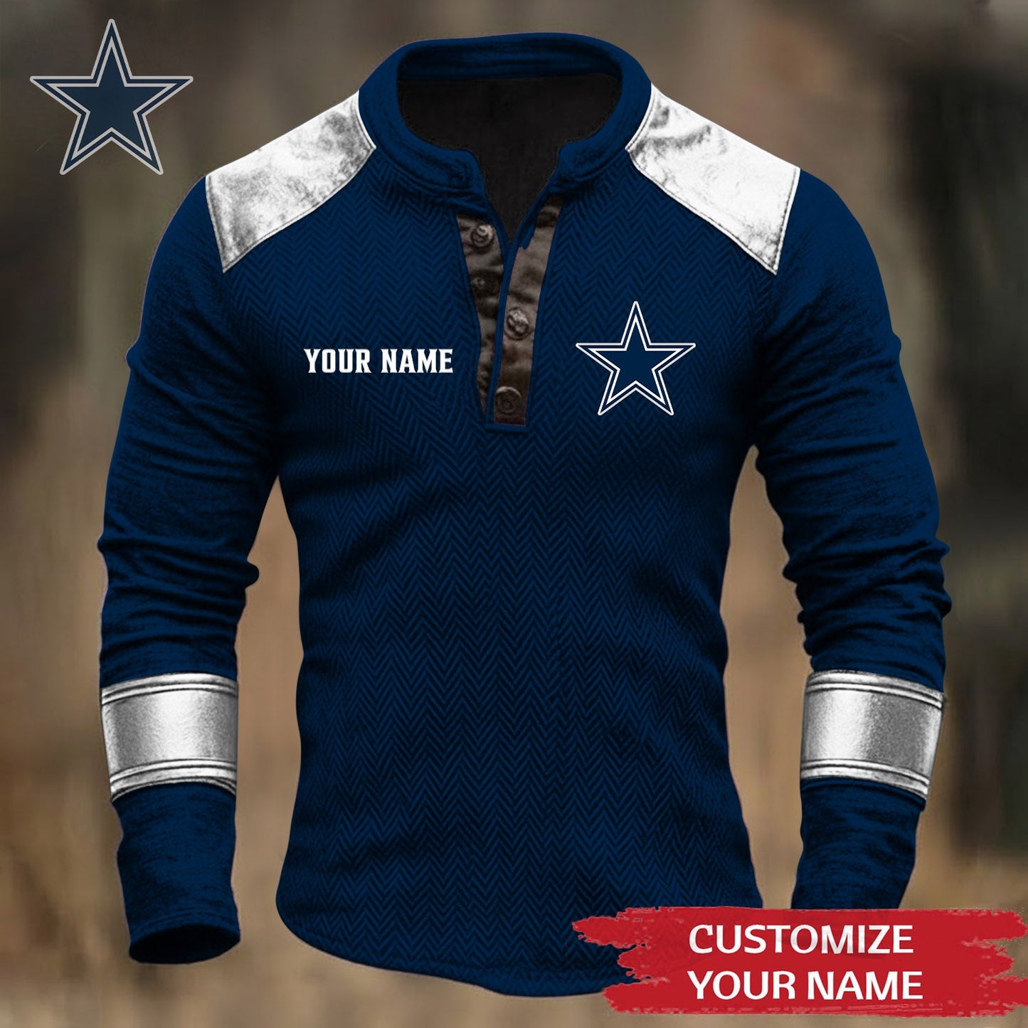 Premium NFL DAL Button Down Jacket V1 NMD NHM