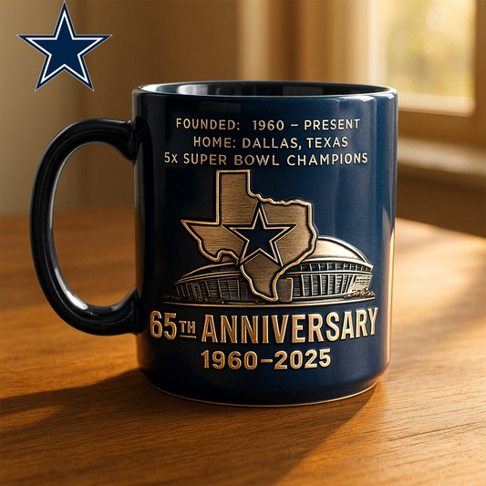 Premium NFL DAL The Anniversary Mug V1 NMD TTV