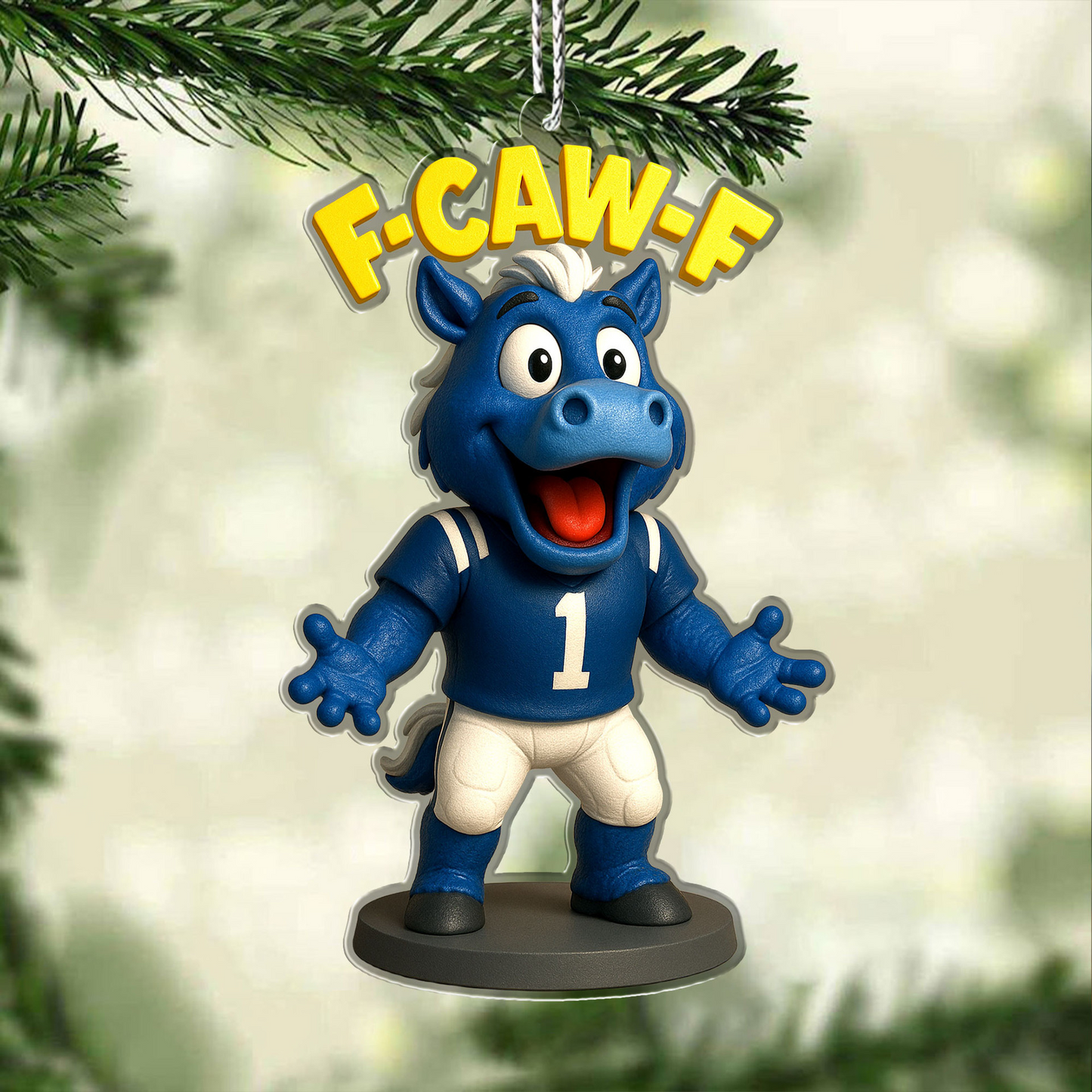 Premium NFL IND Chrismast Ornament V4 NMD TTV