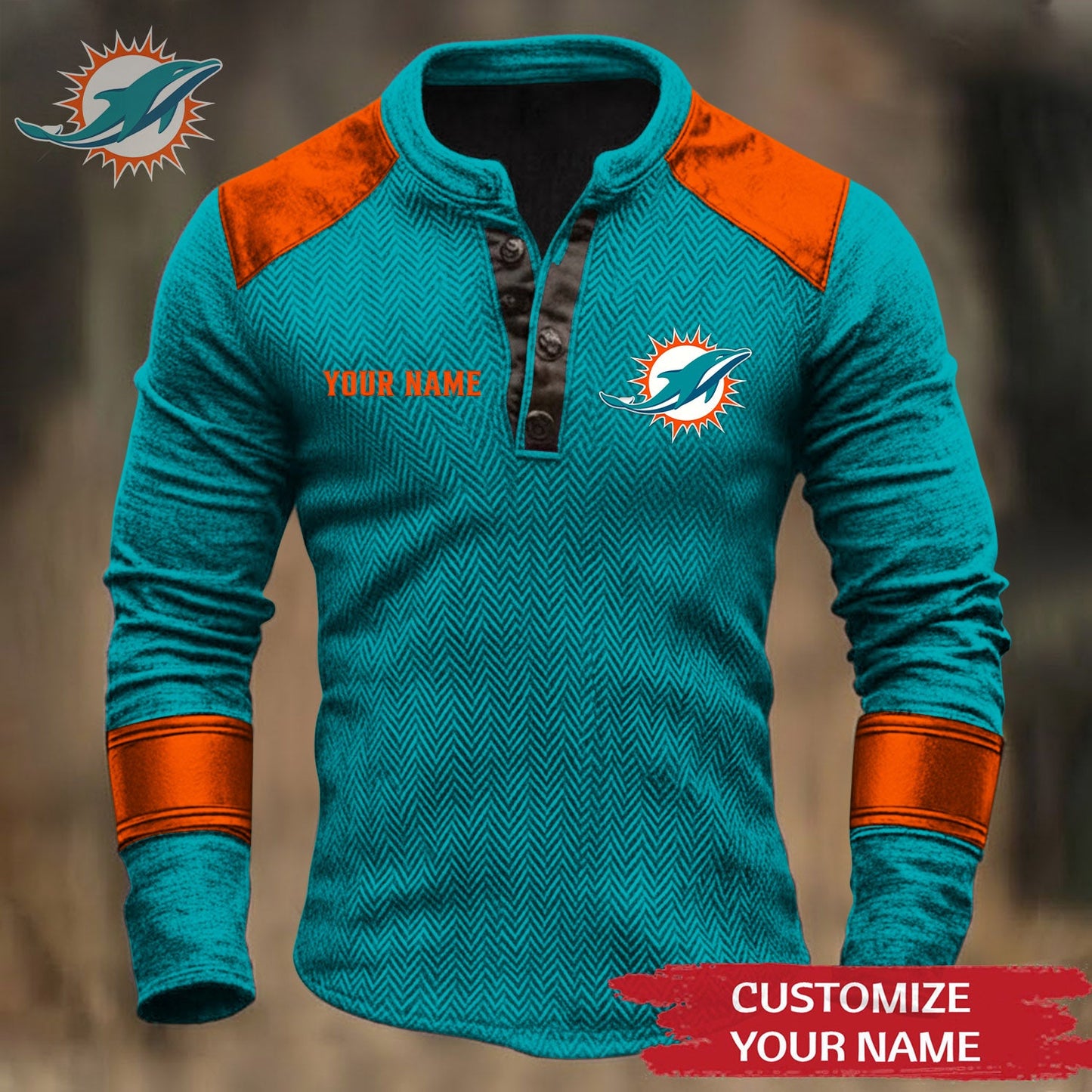 Premium NFL MIA Button Down Jacket V1 NMD NHM