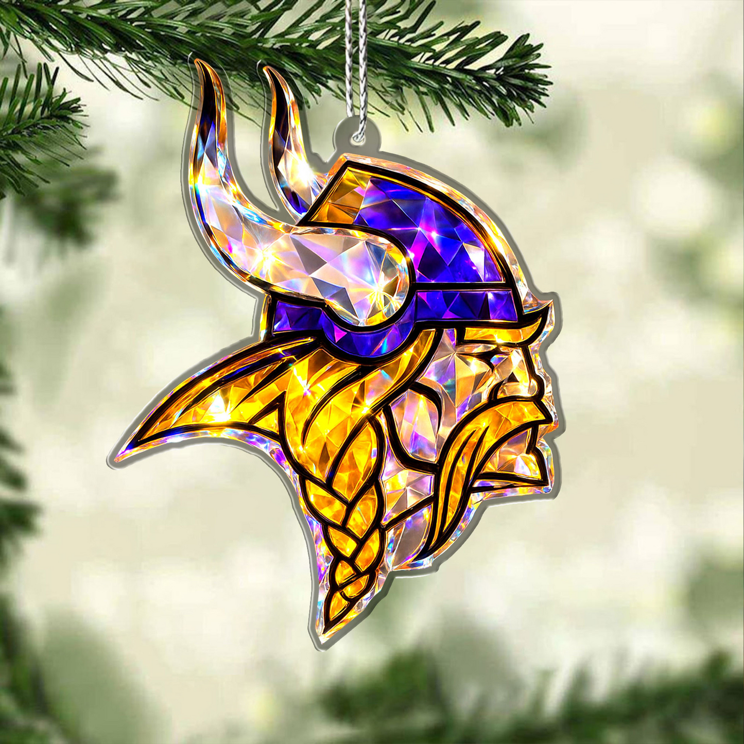 Premium NFL MIN Chrismast Ornament V4 NMD TTV