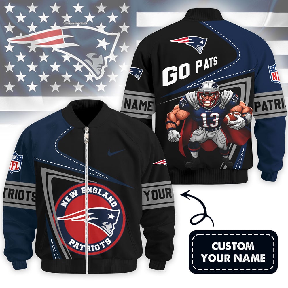 Premium NFL NE Bomber Jacket V1 NMD NHM