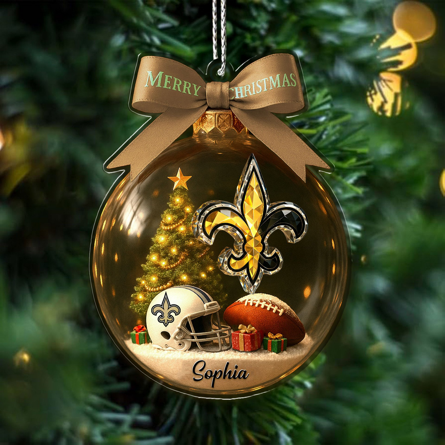 Premium NFL NO Chrismast Ornament V4 NMD TTV