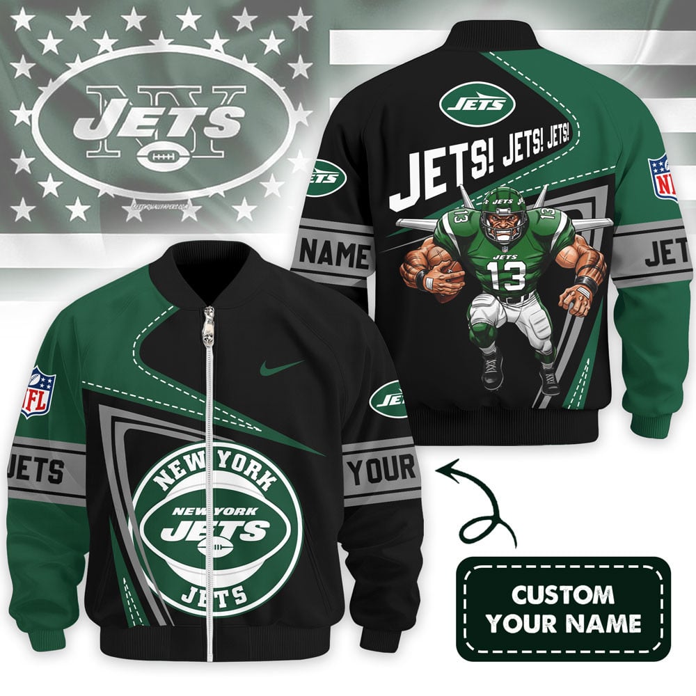 Premium NFL NYJ Bomber Jacket V1 NMD NHM