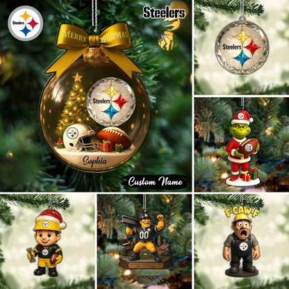 Premium NFL PIT Chrismast Ornament V4 NMD TTV