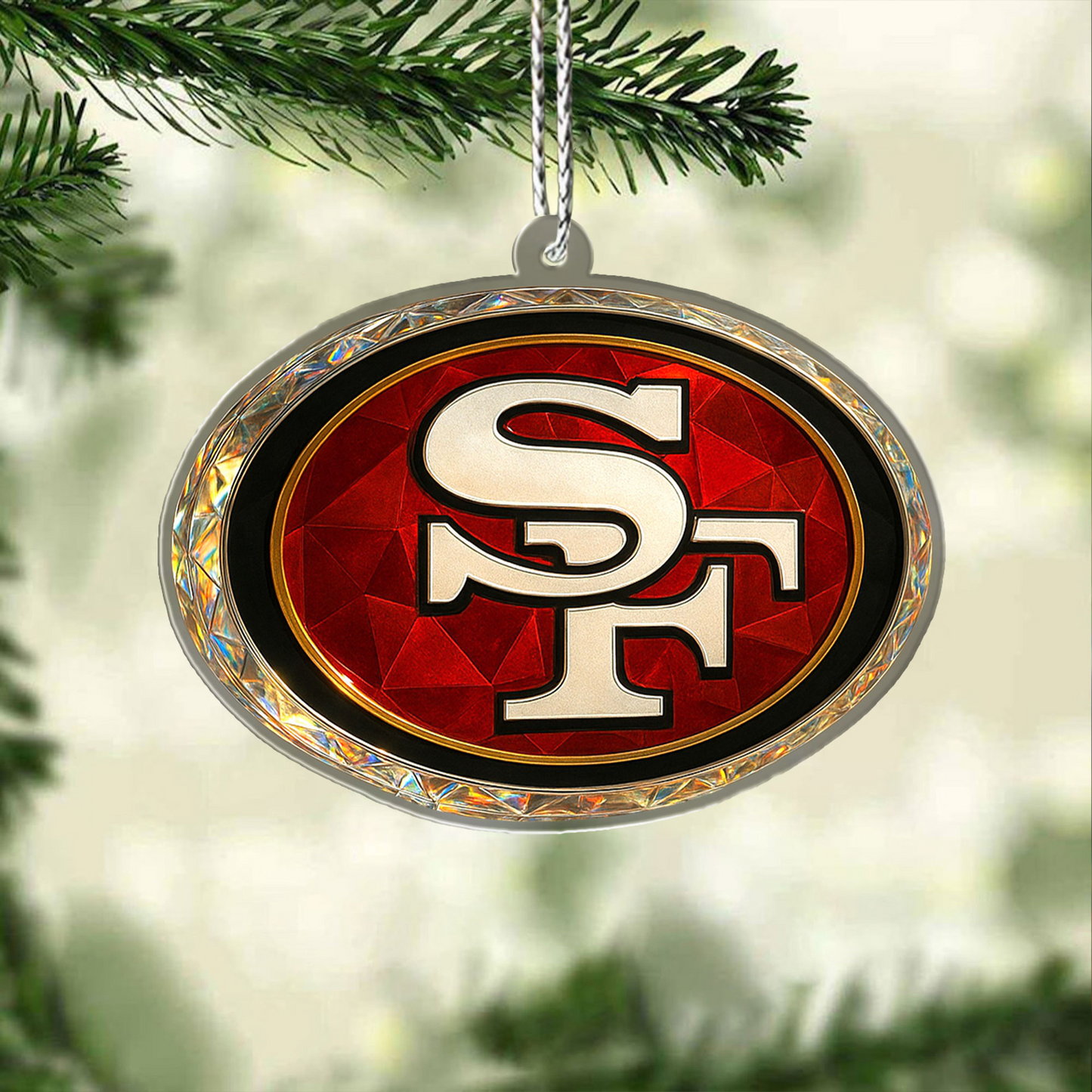 Premium NFL SF Chrismast Ornament V4 NMD TTV