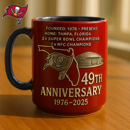 Premium NFL TB The Anniversary Mug V1 NMD TTV