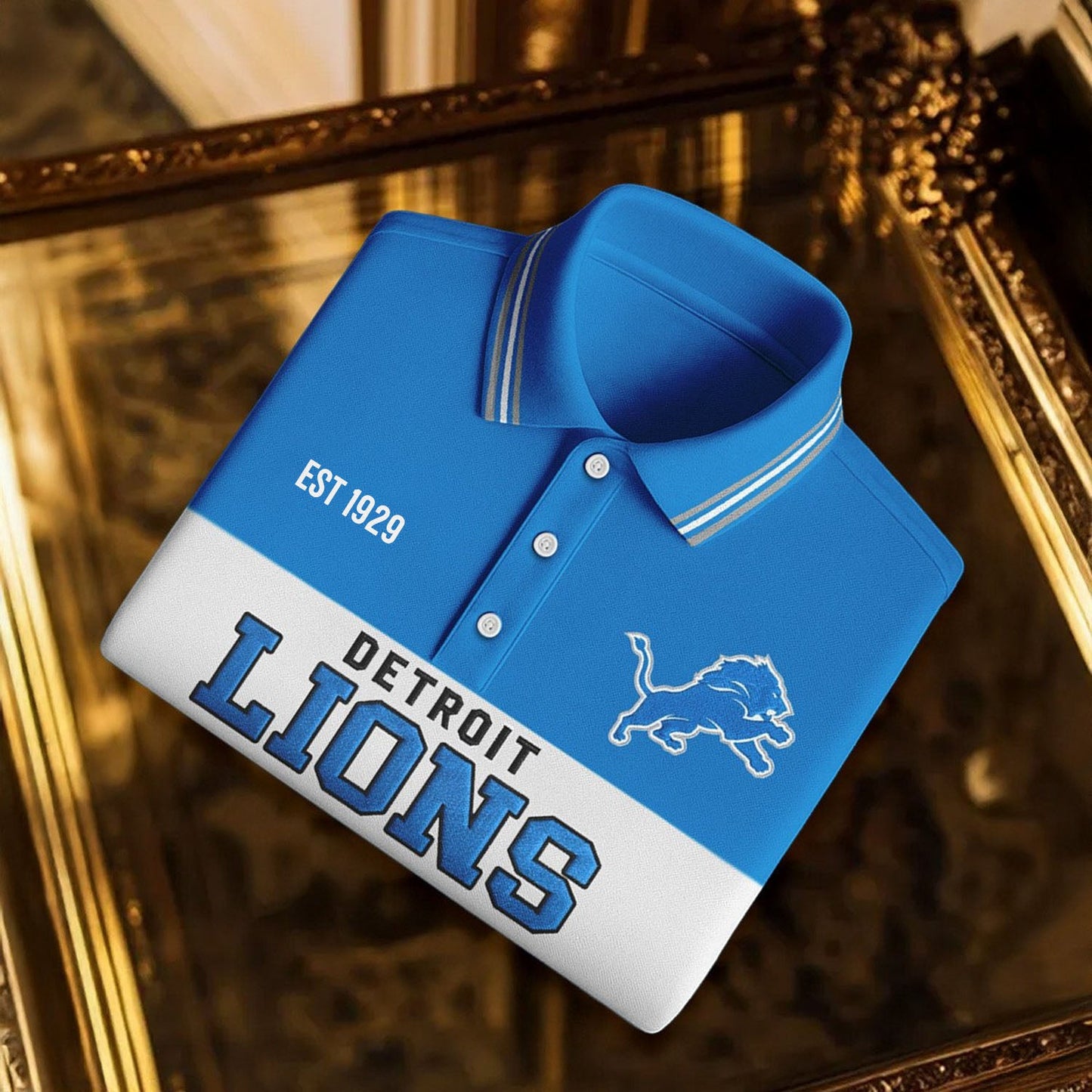 Premium NFL X DET ClassicPolo Shirt NDT NHM