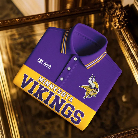 Premium NFL X MIN ClassicPolo Shirt NDT NHM