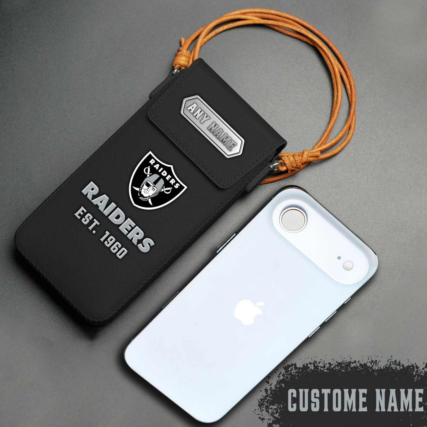 Premium Nappa Leather X NFL LVR Strap Case NDT TDT