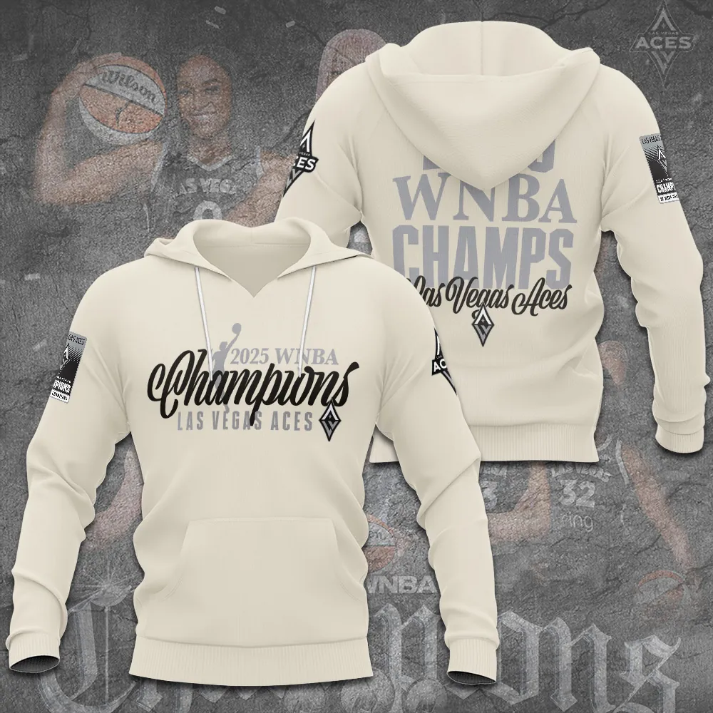 Premium WNBA LVA Champions 2025 Hoodie V20 NMD TTV