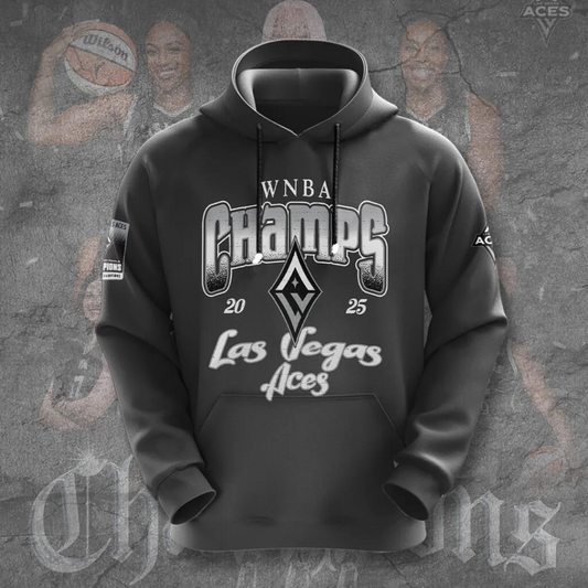 Premium WNBA LVA Champions 2025 Hoodie V7 NMD TTV