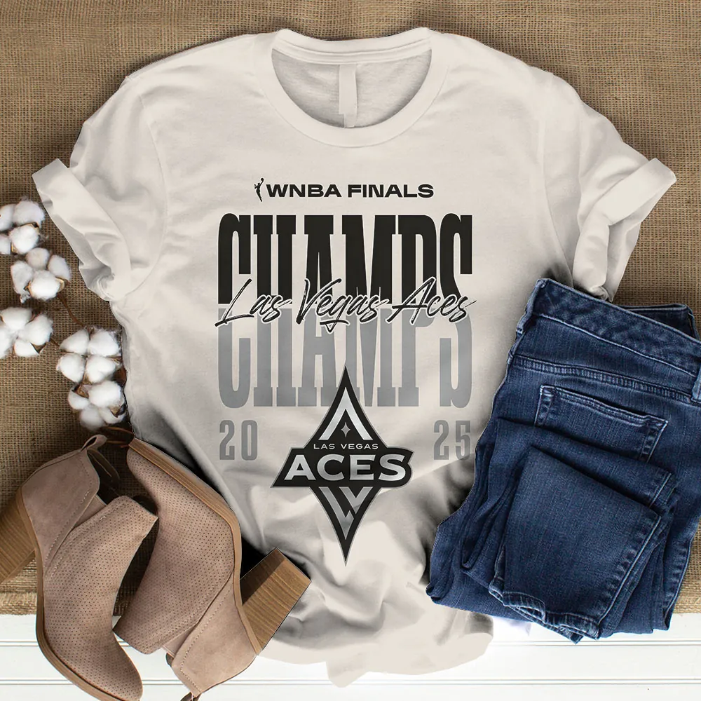 Premium WNBA LVA Champions 2025 T-shirt V2 NMD TTV