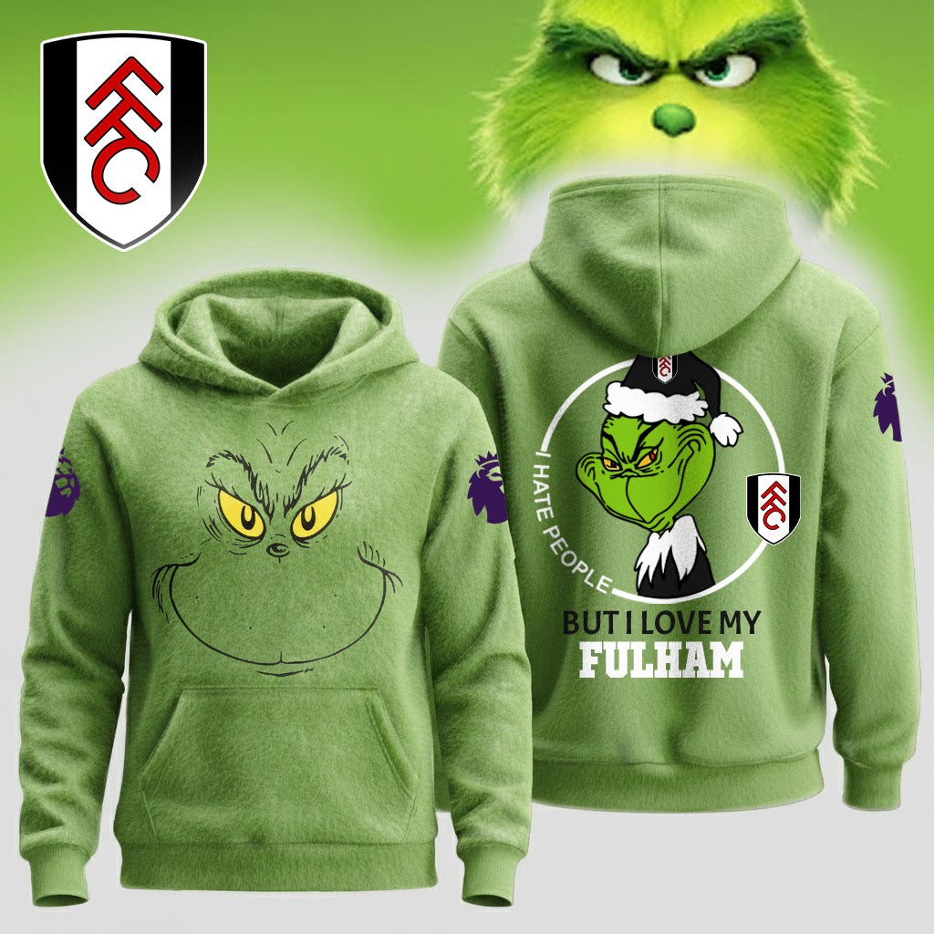 Premium EPL X FUL Grinch Christmas Hoodie  NDT NHM 111125