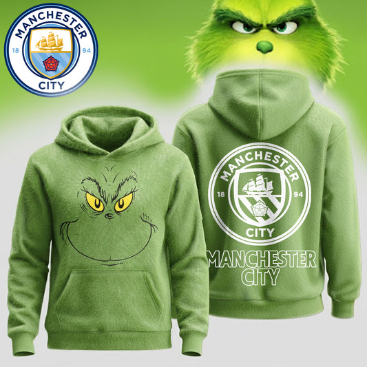 Premium EPL X MANC Grinch Christmas Hoodie NDT NHM 111125