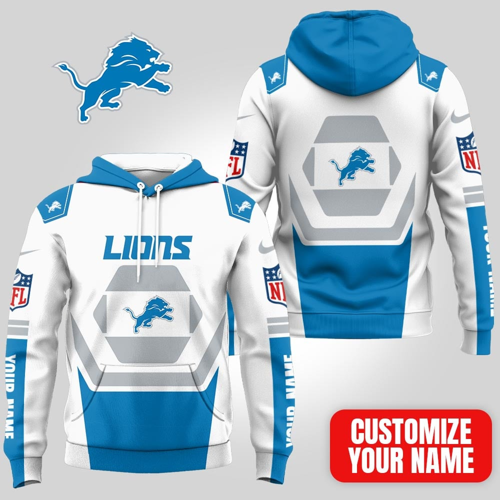 Premium NFL x DET Customizable Fan Hoodie NDT TDT 141125