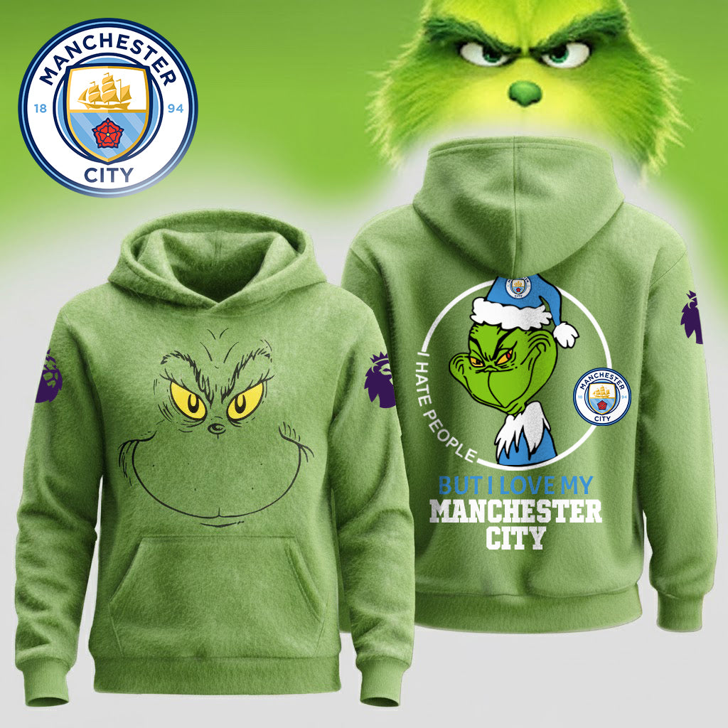 Premium EPL X MANC Grinch Christmas Hoodie V3 NDT NHM 141125