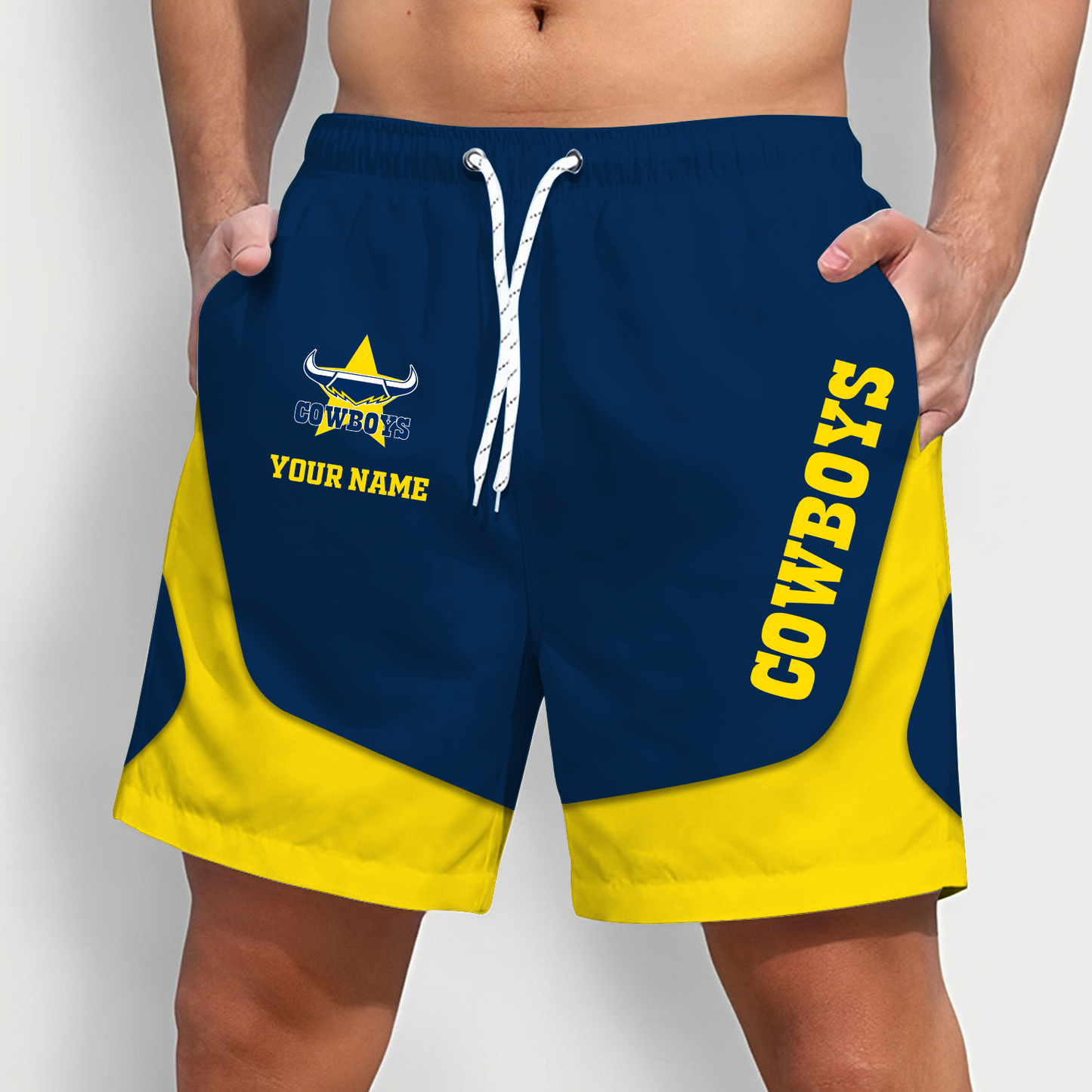 QUE x NRL Team Special Short Pants For Men Custom Name Gifts DATND TANTD