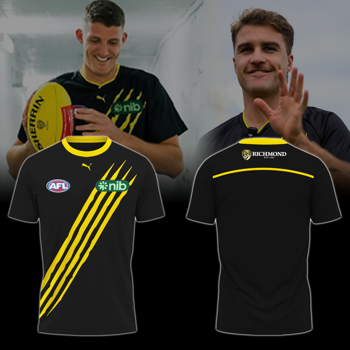 Richmond Football Club AFL Limited Edition T-Shirt TM - You will save more when you buy the clothes and hat combo V6