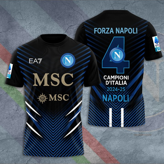 S.S.C. Napoli Campione Serie A 2025 Shirt V2 DDTTTV