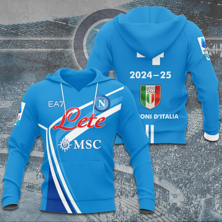 S.S.C. Napoli Campione Serie A 2025 Shirt V6 DDTTTV