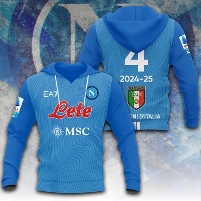 S.S.C. Napoli Campione Serie A 2025 Shirt V8 DDTTTV
