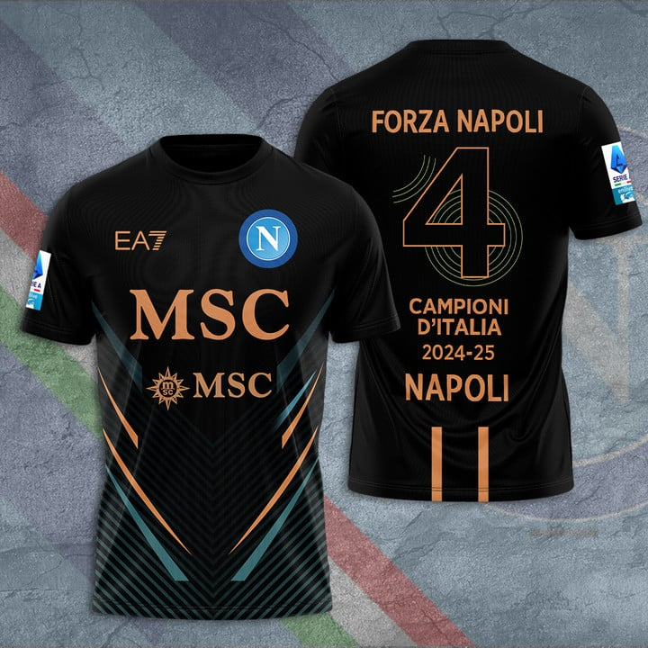 S.S.C. Napoli Campione Serie A 2025 Shirt V9 DDTTTV