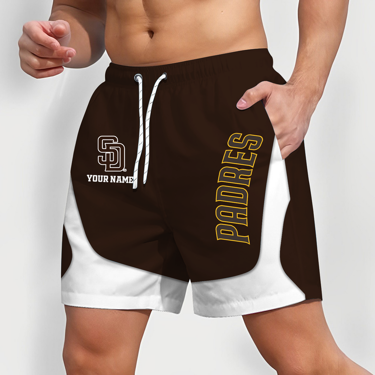 SDP x MLB Team Special Short Pants For Men Custom Name Gifts DATND TANTD