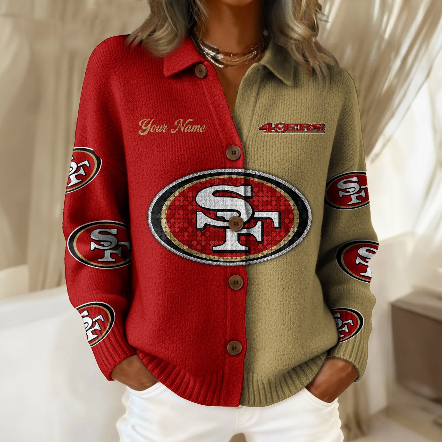 SF x NFL Cardigan Jacket 1011 DatND DVT